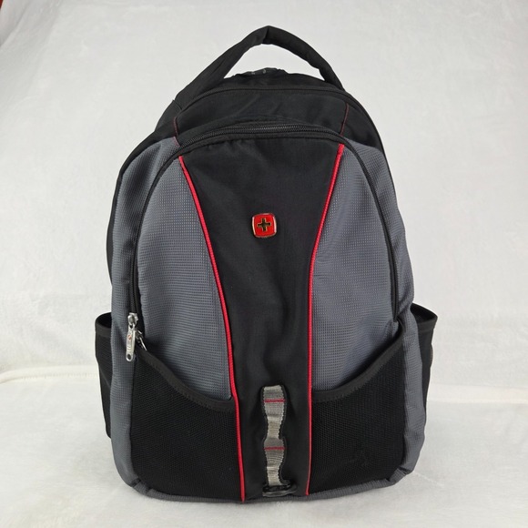 SwissGear Other - Swiss Gear Backpack Black Gray Red Laptop Travel Airflow Great Condition‎